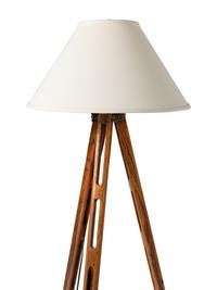 A Brass and Oak Surveyor's Tripod
