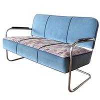 A Mid-Century Upholstered Sofa 60" W x 25" D x 31.5" H — United States, Circa 1950