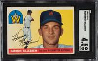 A 1955 Topps Harmon Killebrew Rookie Baseball Card No. 124 (SGC 4.5 VG/EX+)