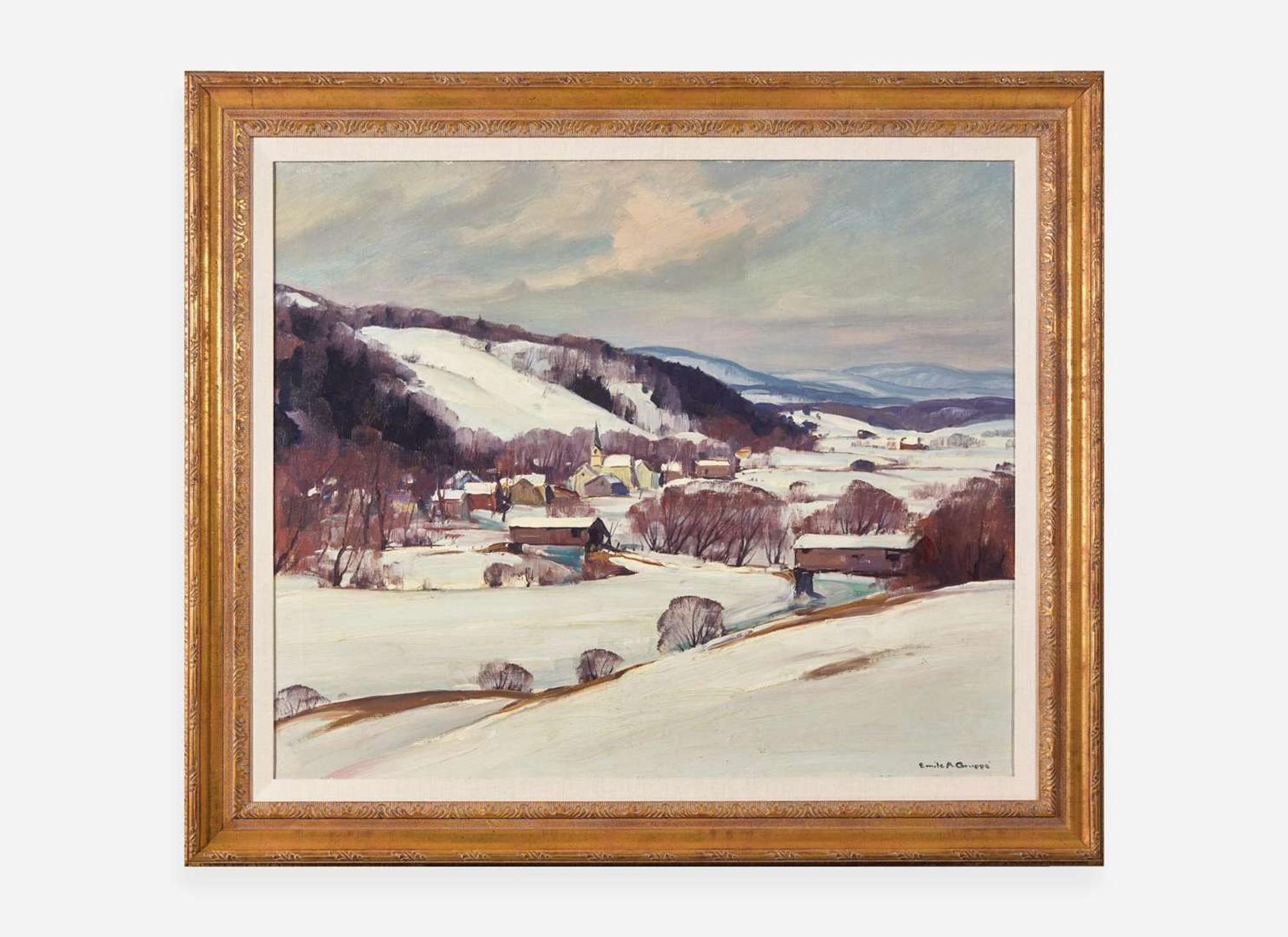 Emile Albert Gruppé (American, 1896–1978) - The Valley in Winter