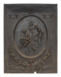 A French Cast Iron Fireback