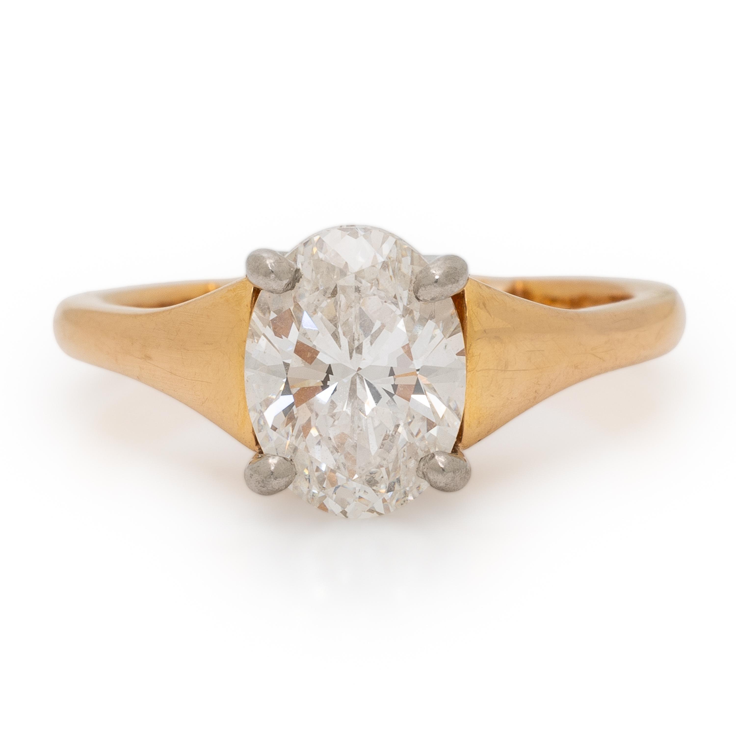 Michael Bondanza, Diamond and Yellow Gold Ring