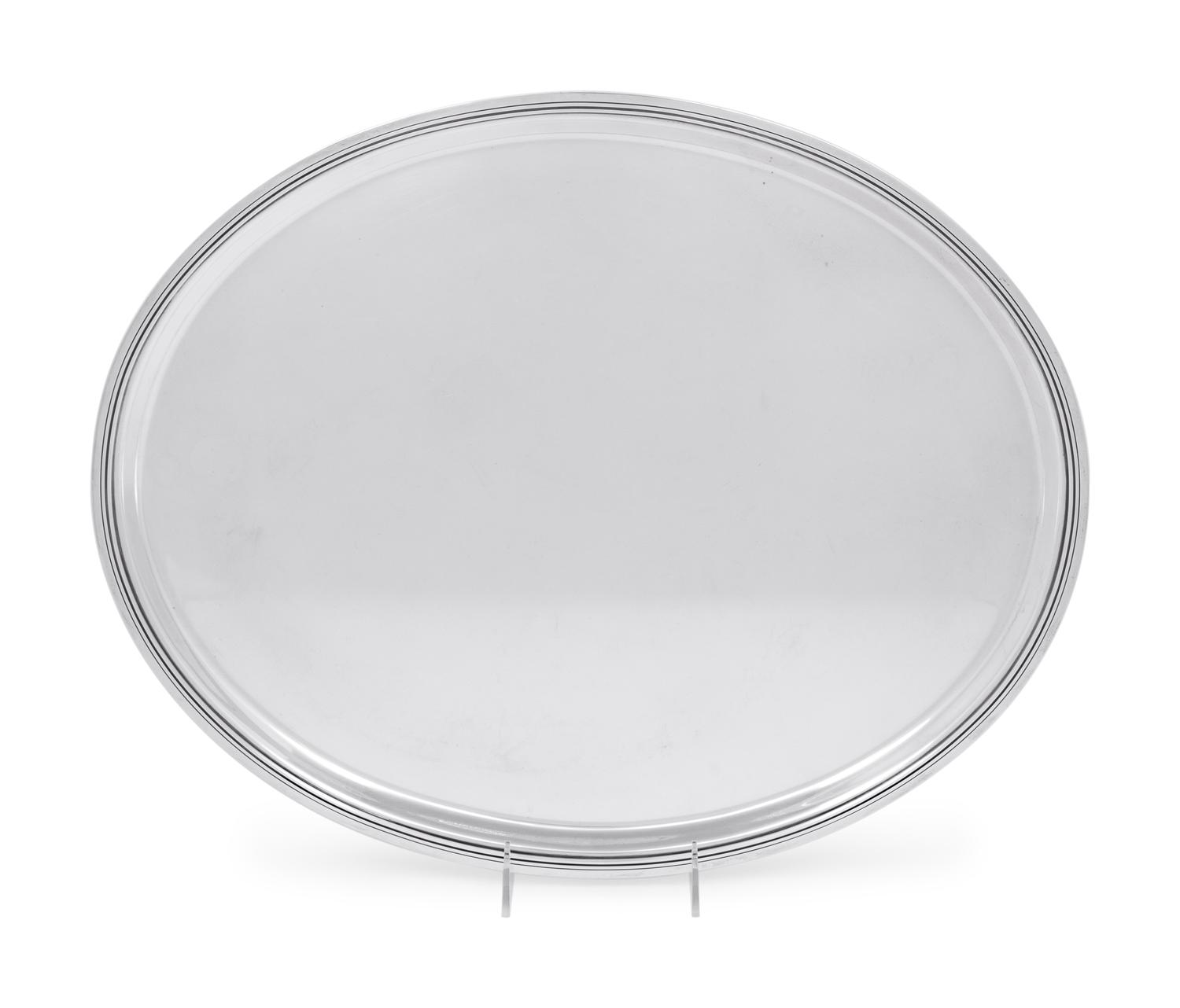 A Georg Jensen Silver Tray