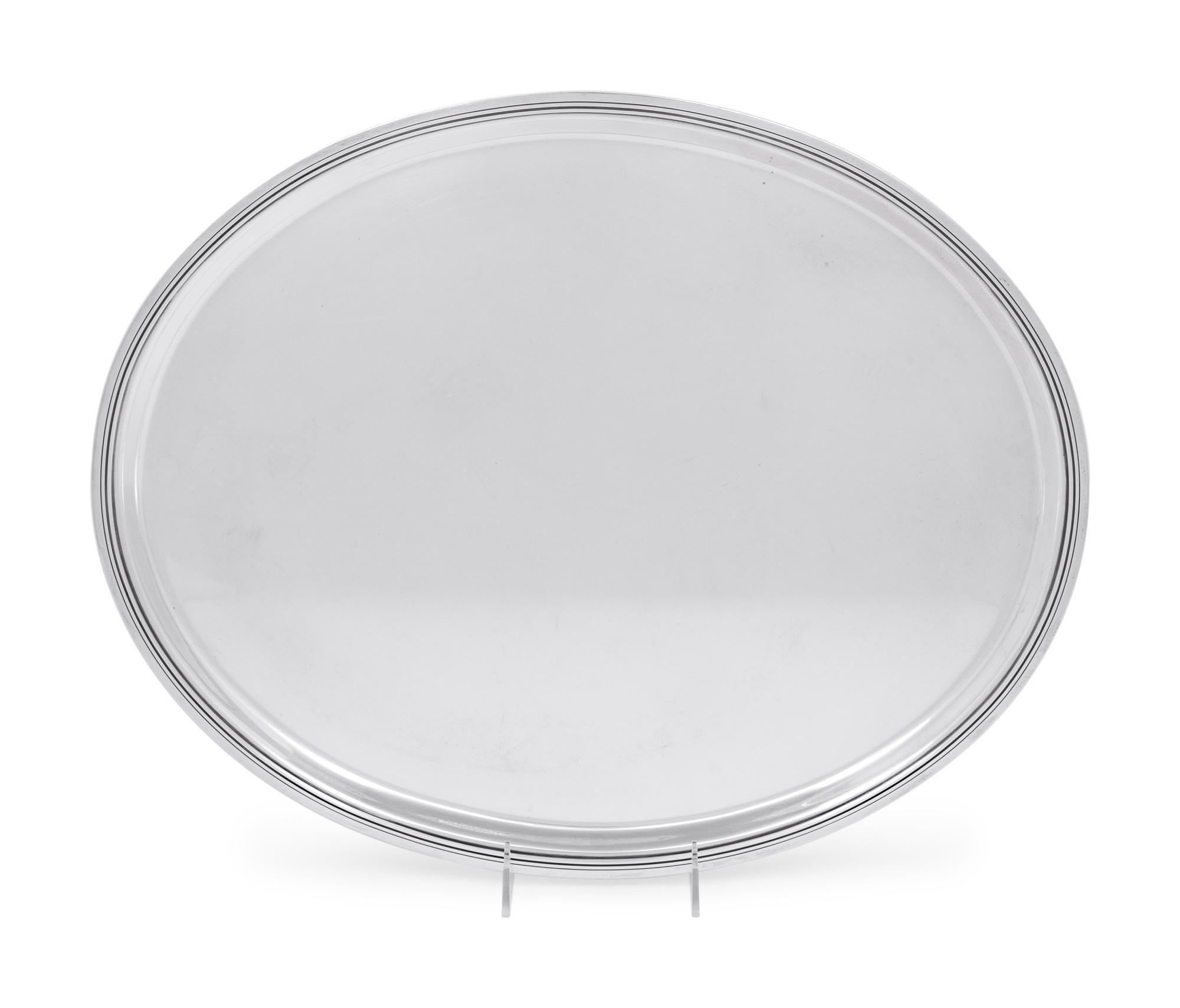 A Georg Jensen Silver Tray