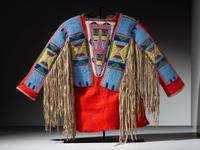 Apsáalooke (Crow) Child's Beaded Wool Shirt