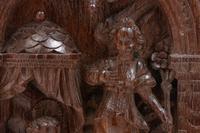 Two Continental Carved Panels Depicting the Holy Family and a Confession