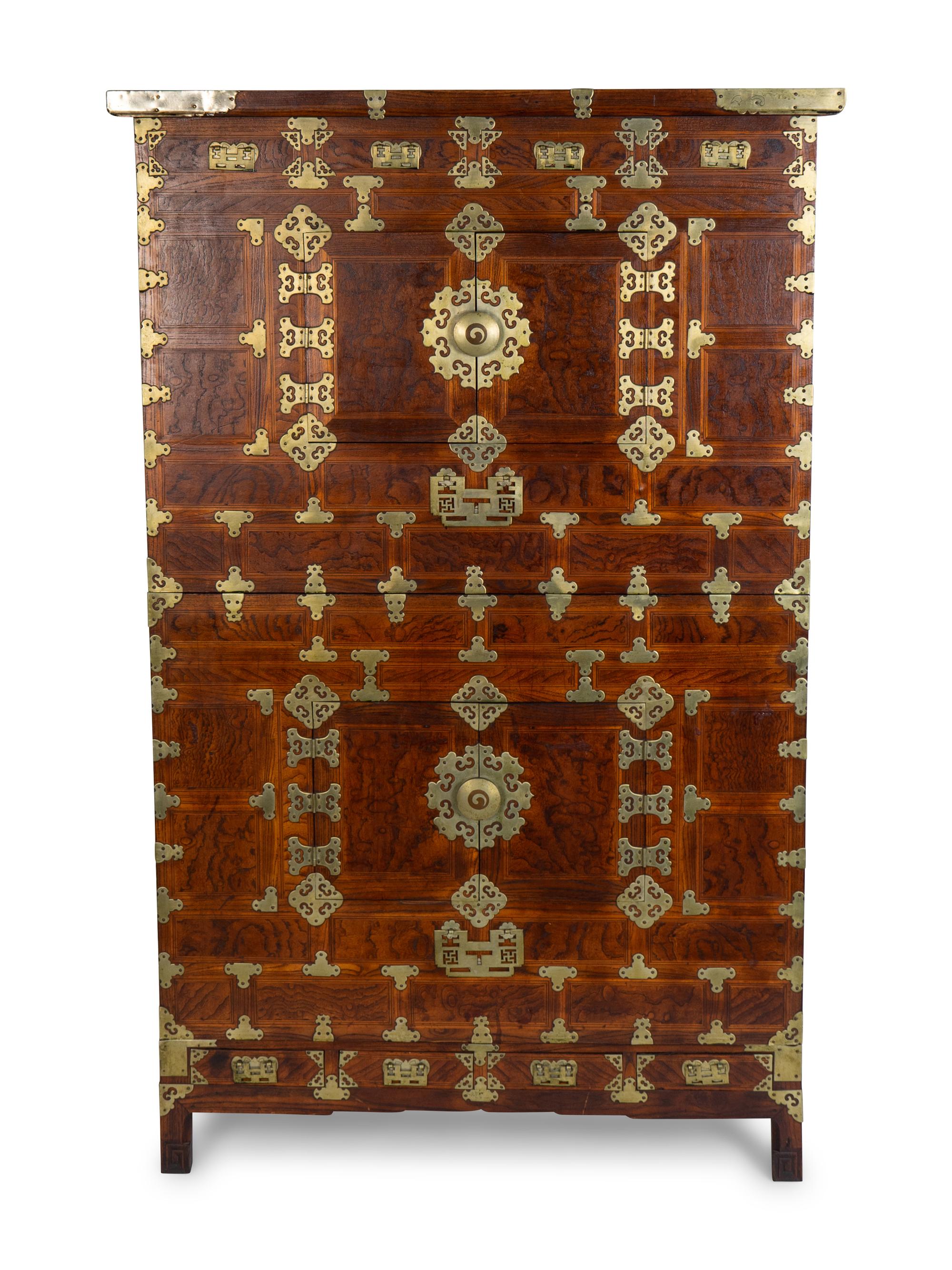 A Korean Tansu Chest on Chest — 19TH/20TH CENTURY