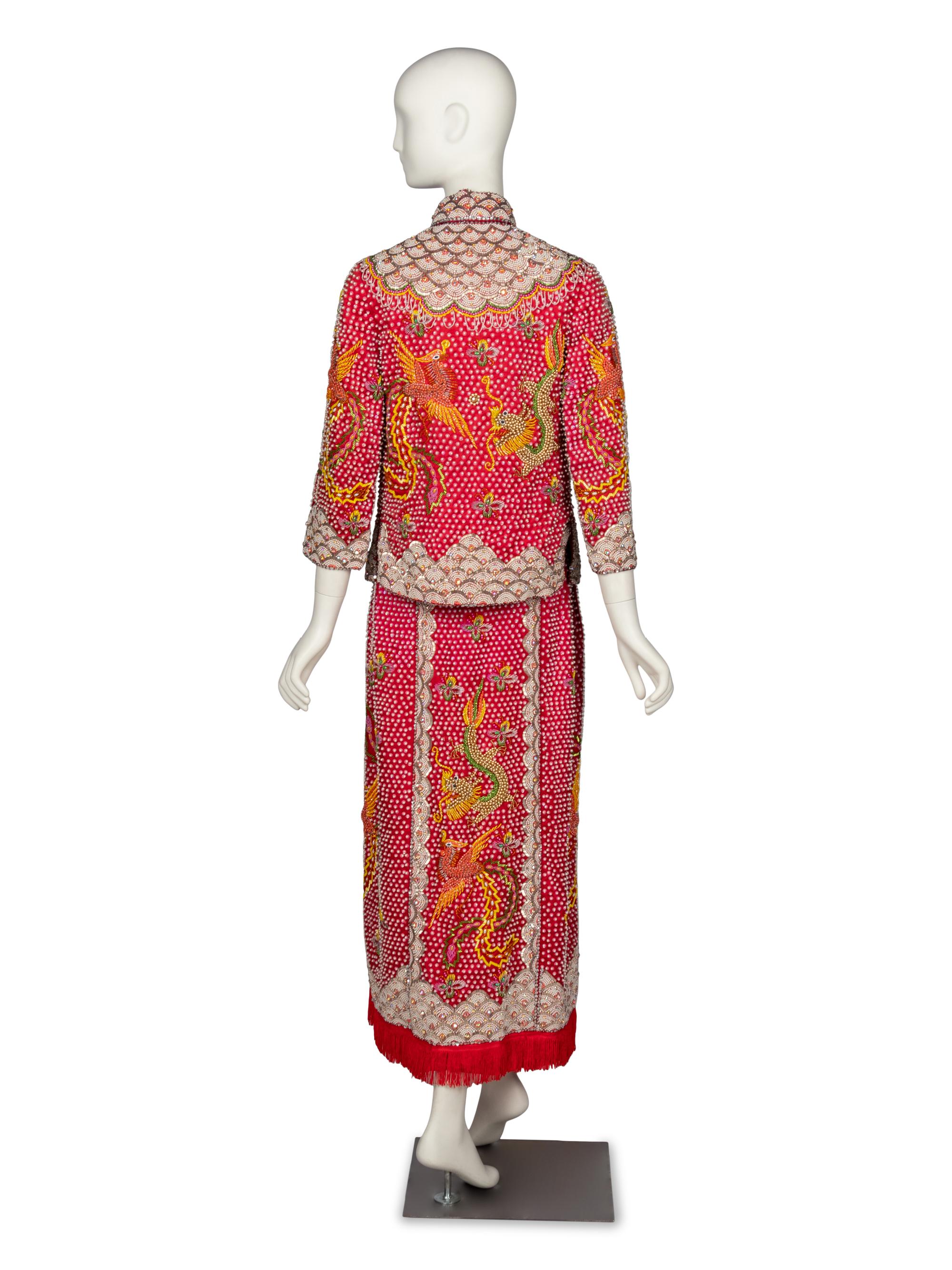 Custom Chinese Embellished Ensemble, Made for Roberta McCain