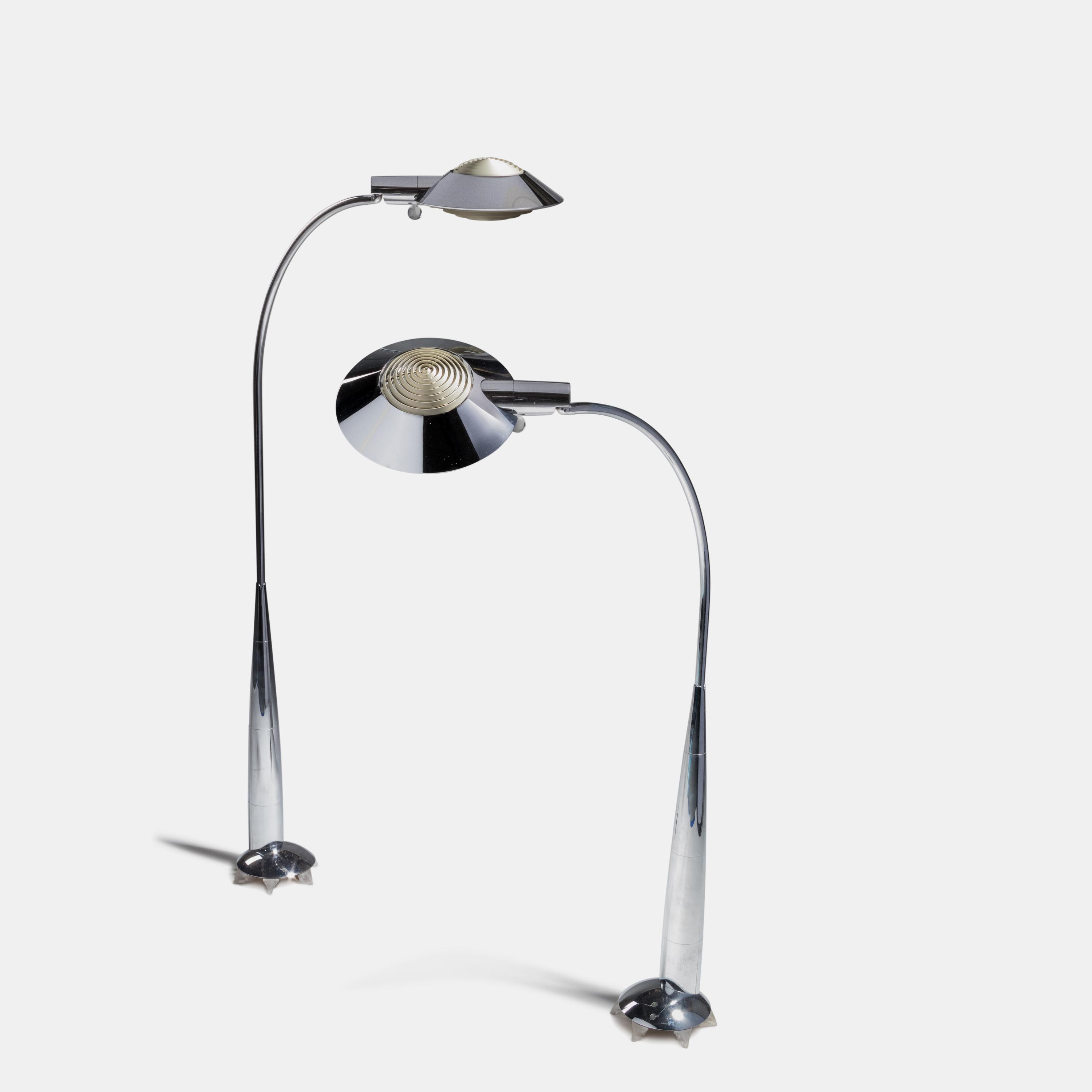 Pair of Floor Lamps Cedric Hartman Studios, USA