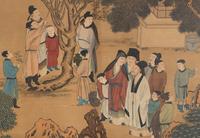 Two Chinese Ink and Color Paintings