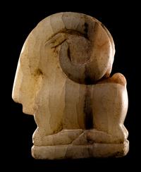 A South Arabian Alabaster Ibex