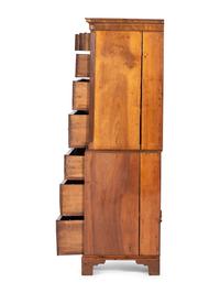 A George I Walnut Chest on Chest