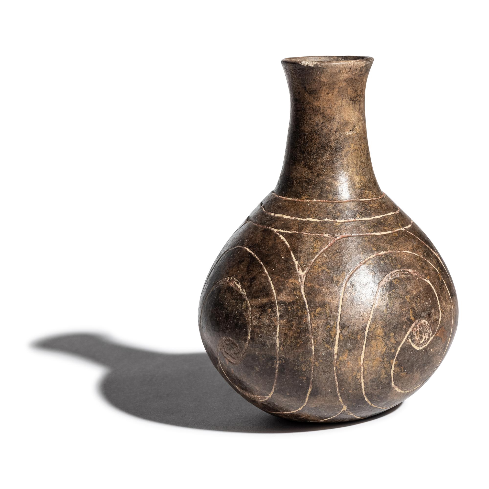 A Chavin Vase with Incised Decoration
