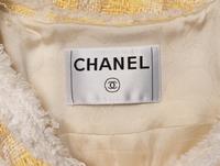 Chanel, Plaid Yellow Tweed Jacket