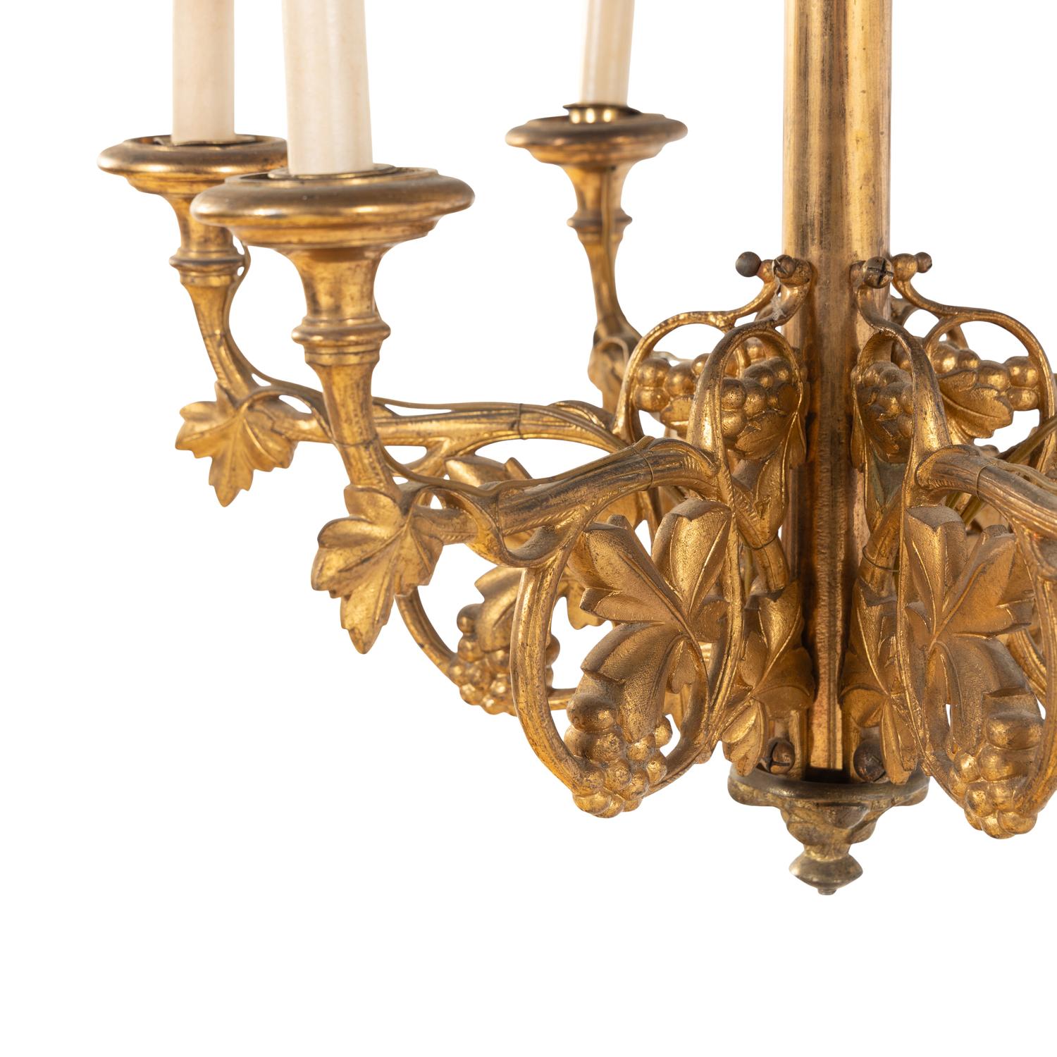 A French Bronze Chandelier