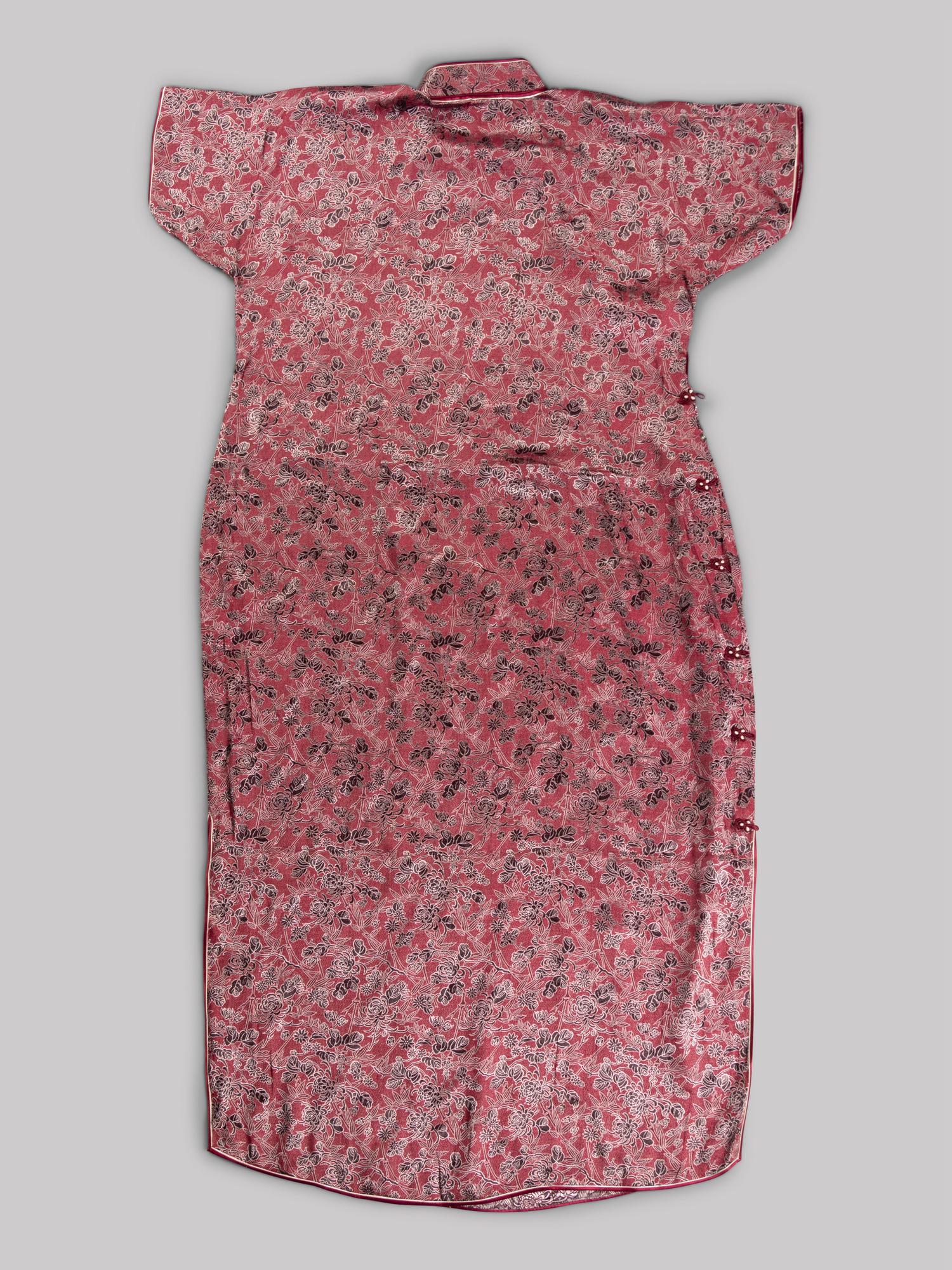 Two Chinese Silk Woven Lady's Cheongsam, Qipao