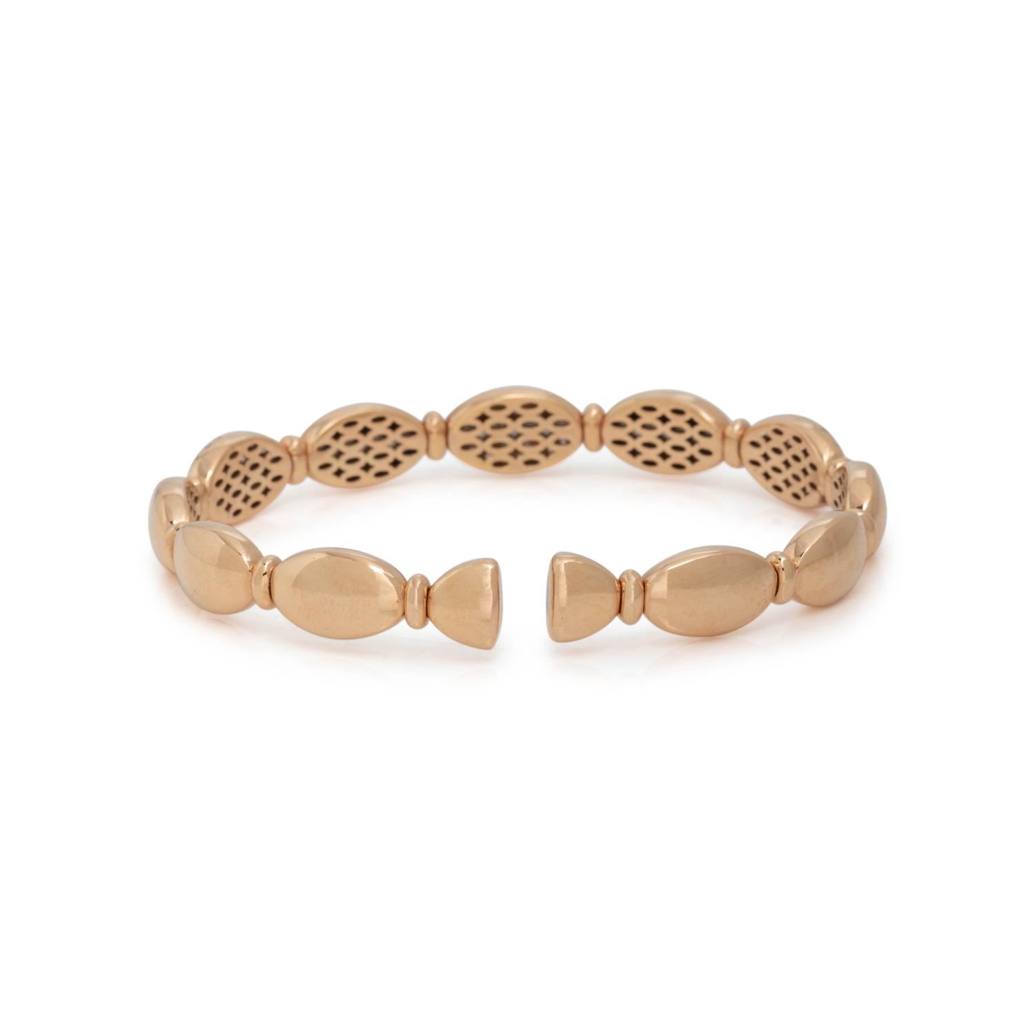DI MODOLO, ROSE GOLD AND DIAMOND CUFF BRACELET