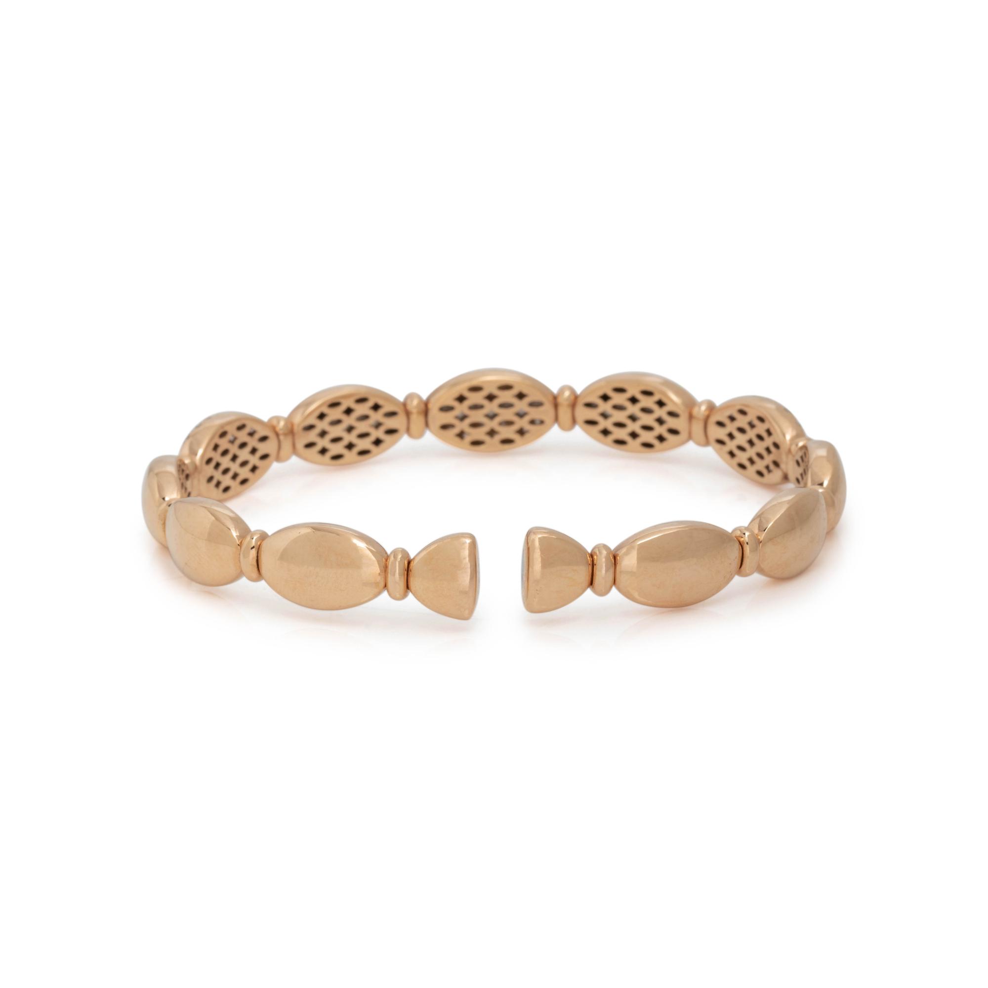 DI MODOLO, ROSE GOLD AND DIAMOND CUFF BRACELET