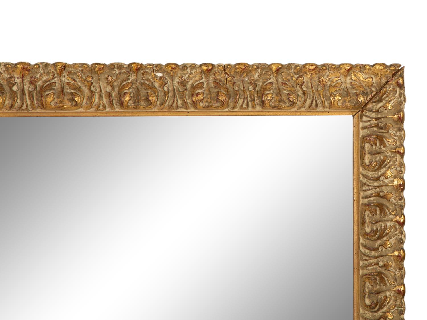 A Giltwood Framed Rectangular Mirror