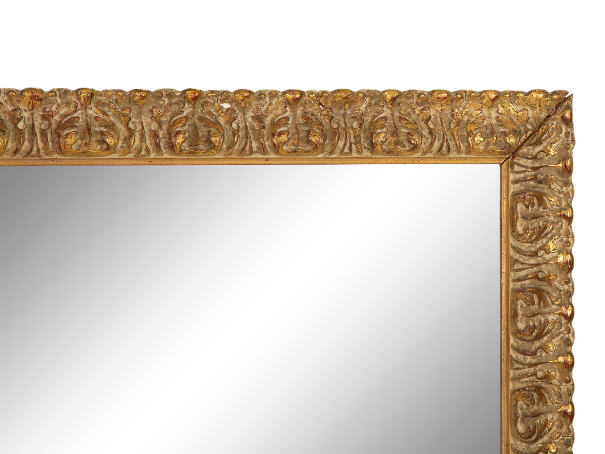 A Giltwood Framed Rectangular Mirror