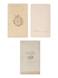 [LEE, Robert E. (1807-1870)]. A group of 5 CDVS, incl. full standing CDV "Blockade Portrait" of the CSA commander. [Richmond, VA]: [Vannerson], [1864].