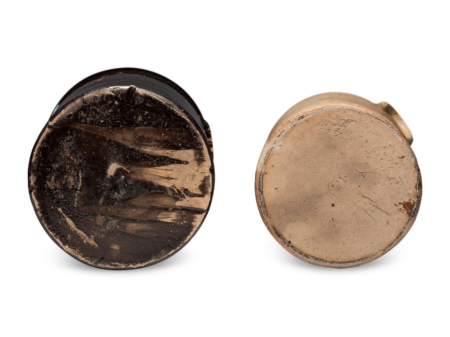 Two Stoneware Crocks