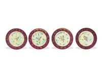 A Set of Four Wedgwood Lustreware Plates
