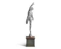After Giambologna (Italian, 1524-1608), A Cast Zinc Statue of Mercury