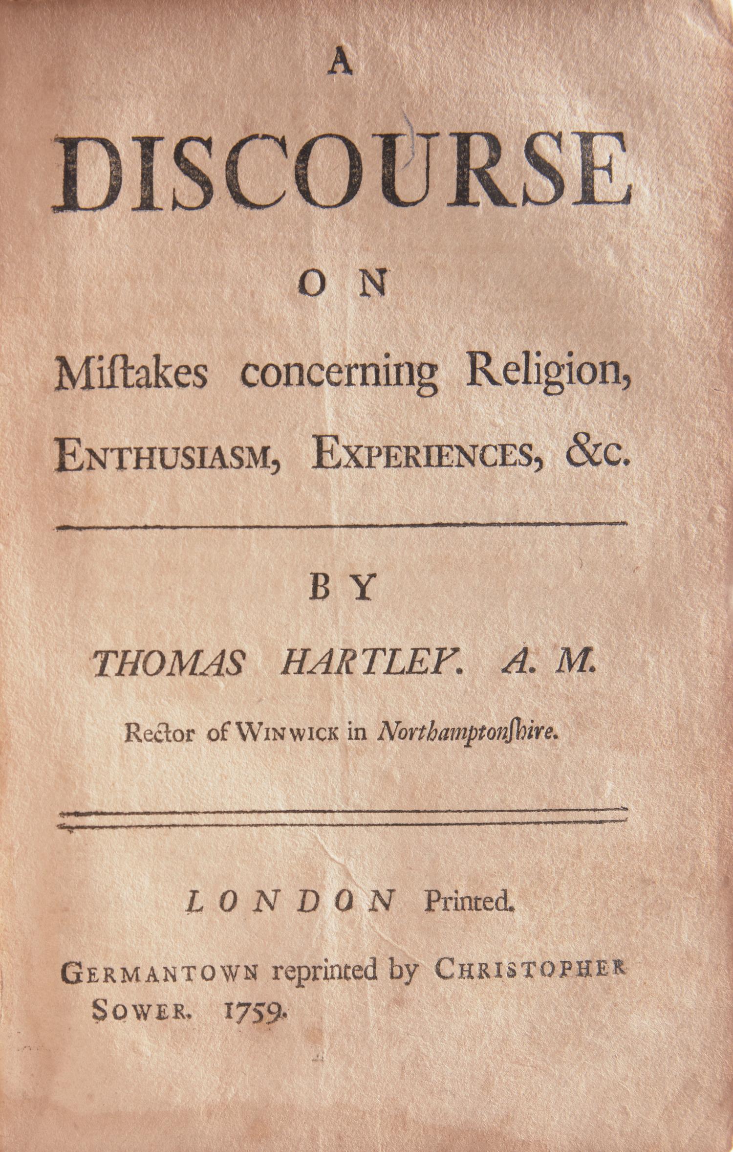 [Americana] [Franklin, Benjamin] [Benezet, Anthony]. Sammelband of Four Religious and Anti-Slavery Tracts