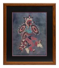 Two Works: Ceremonial War Dancer, Dancing in the Scalps
