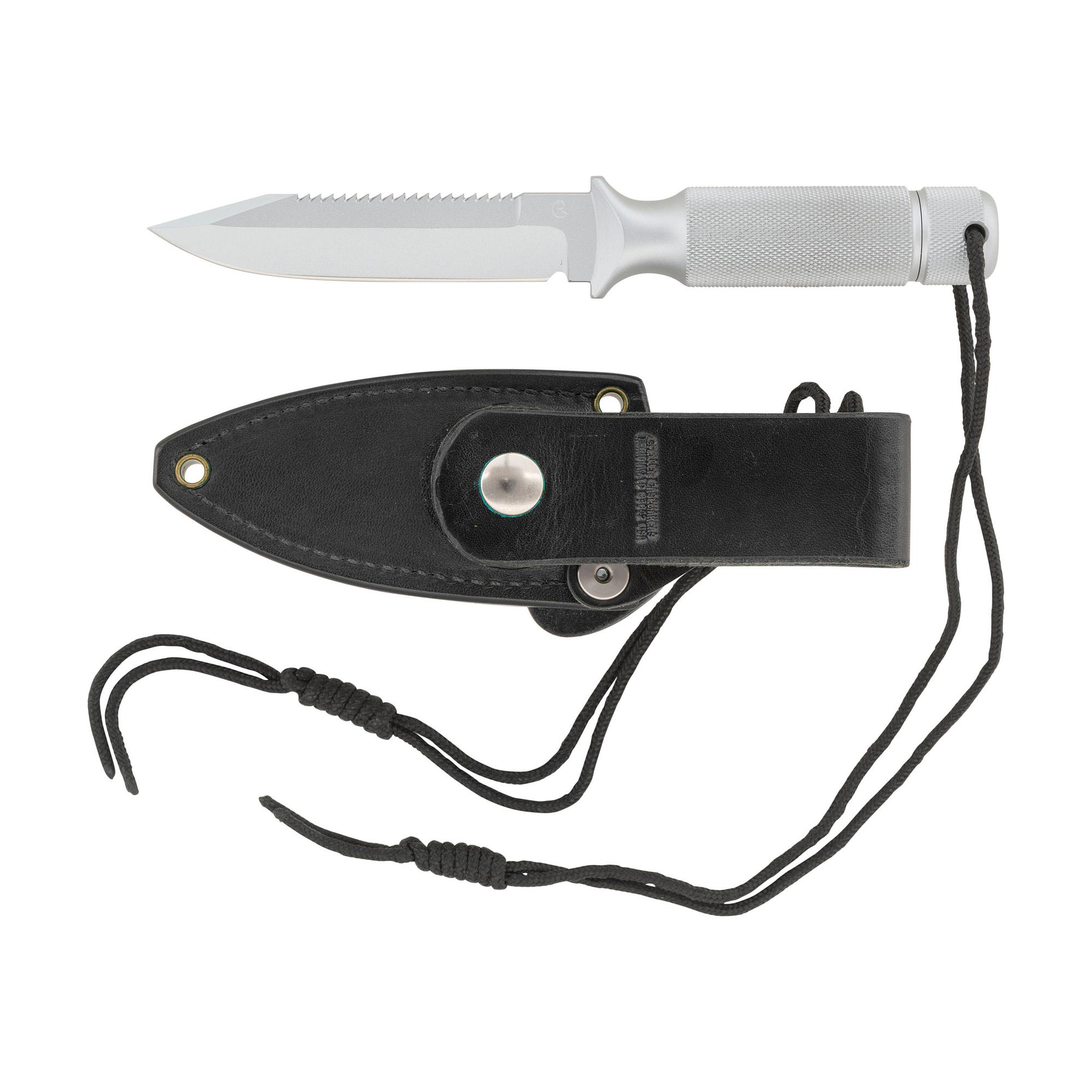Reeve USA Silver Aviator Knife in Box with Sheath