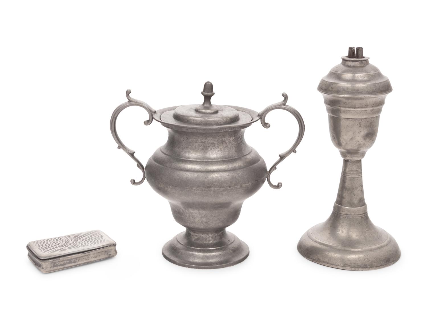 A Collection of American Pewter Table Articles
