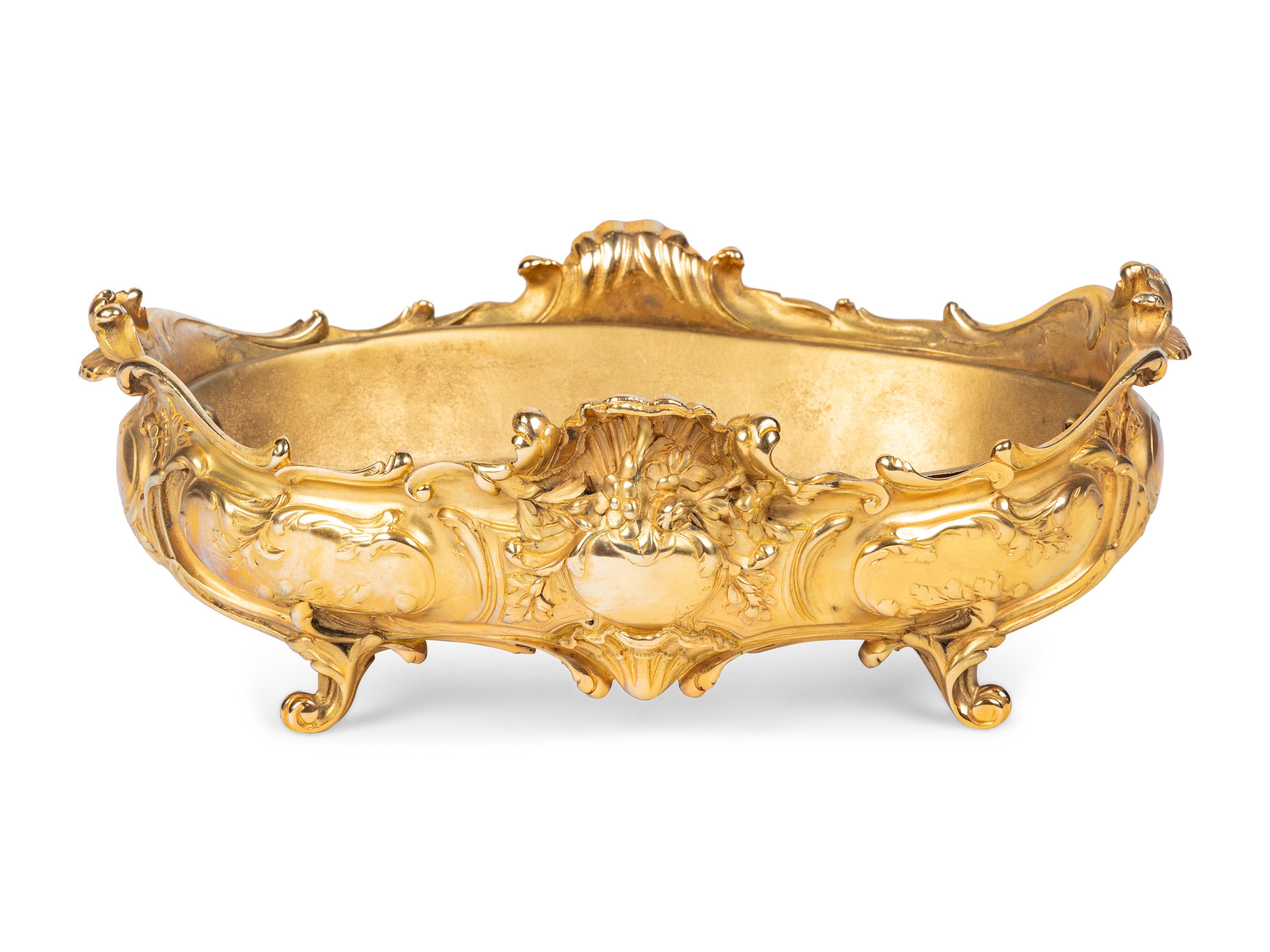 A French Gilt Bronze Centerpiece