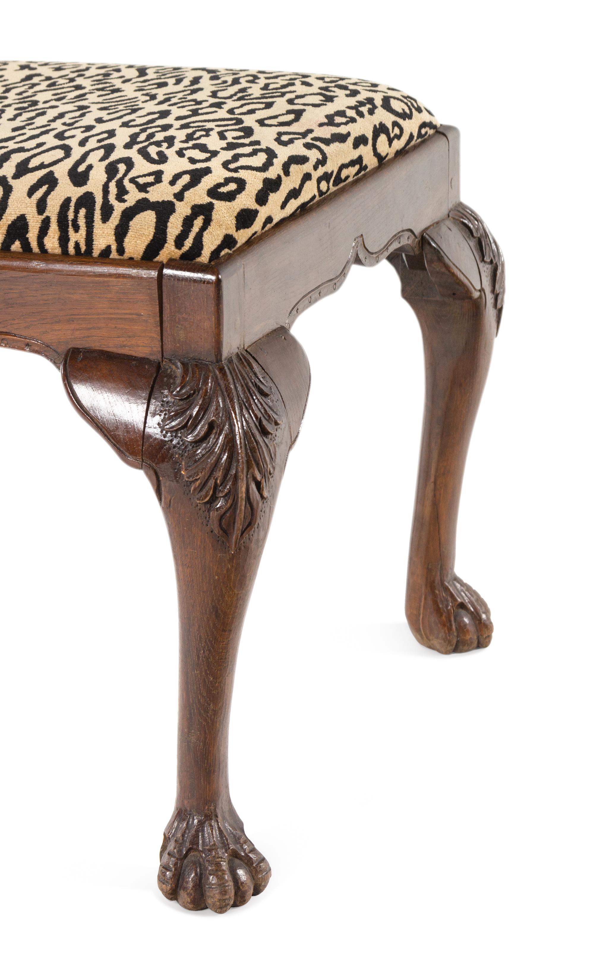 A George II Style Mahogany Stool