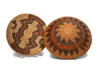 Navajo Wedding Basket and Hopi Second Mesa Tray