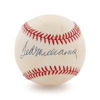 A Ted Williams Signed Baseball