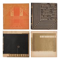 [ARCHITECTURE]. Wendingen. Dutch Journal of the Arts . Selected issues. Amsterdam: de Hooge Brug; Santport: C.A. Mees, 1918-1930.