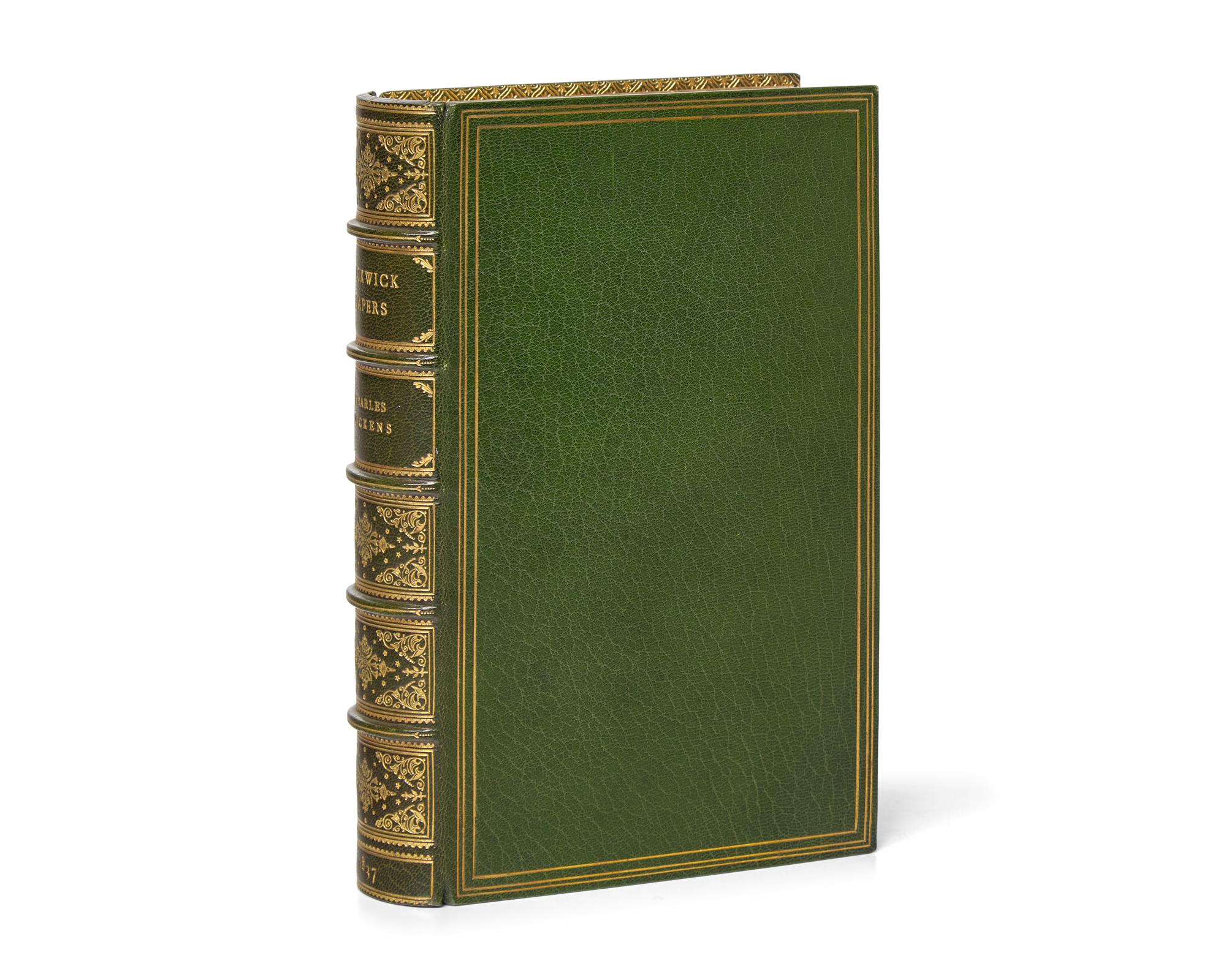 DICKENS, Charles (1812-1870). The Posthumous Papers of the Pickwick Club. London: Chapman and Hall, 1837.