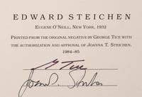 A group of five photographs (from In The Studio printed by George Tice with labels signed by George Tice and Joanna Steichen)