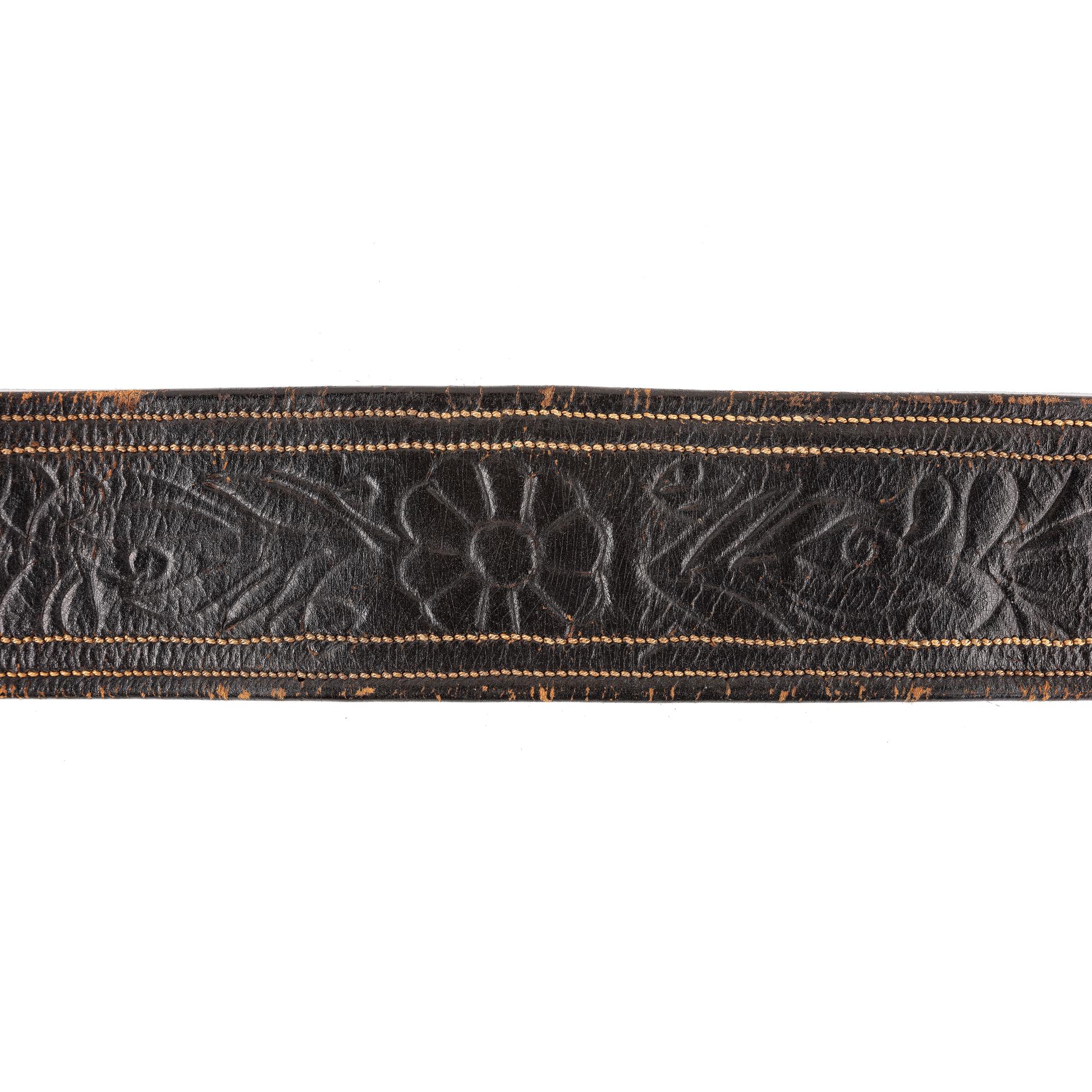 [CIVIL WAR]. Officer's sword belt equipped with Model 1851 belt plate.