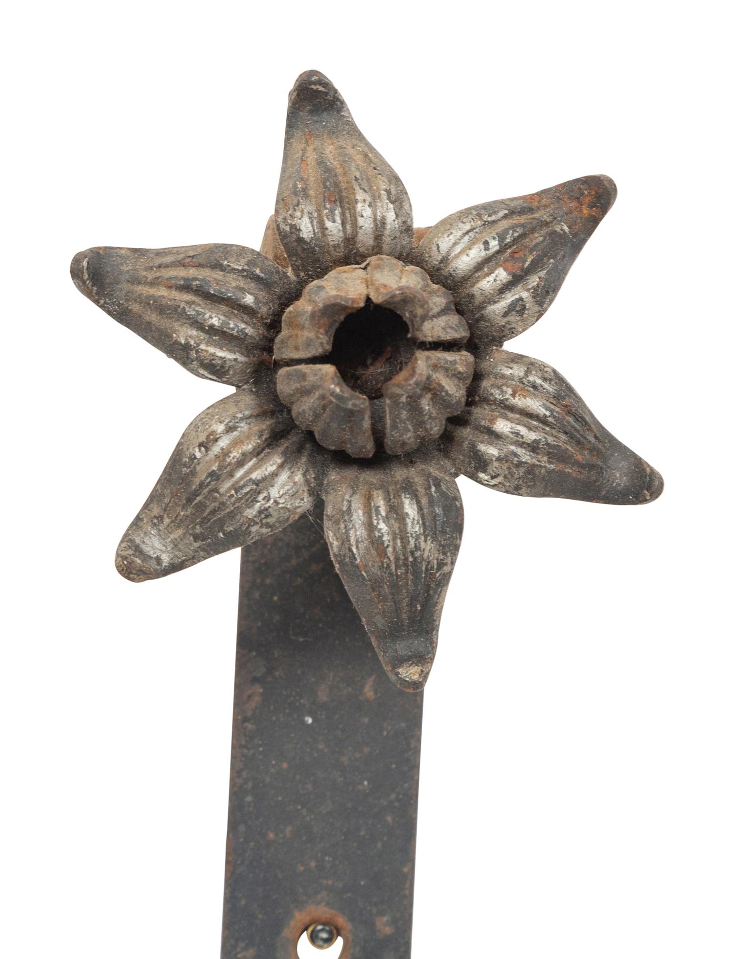 Two Pairs of Wrought Iron Curtain Tiebacks