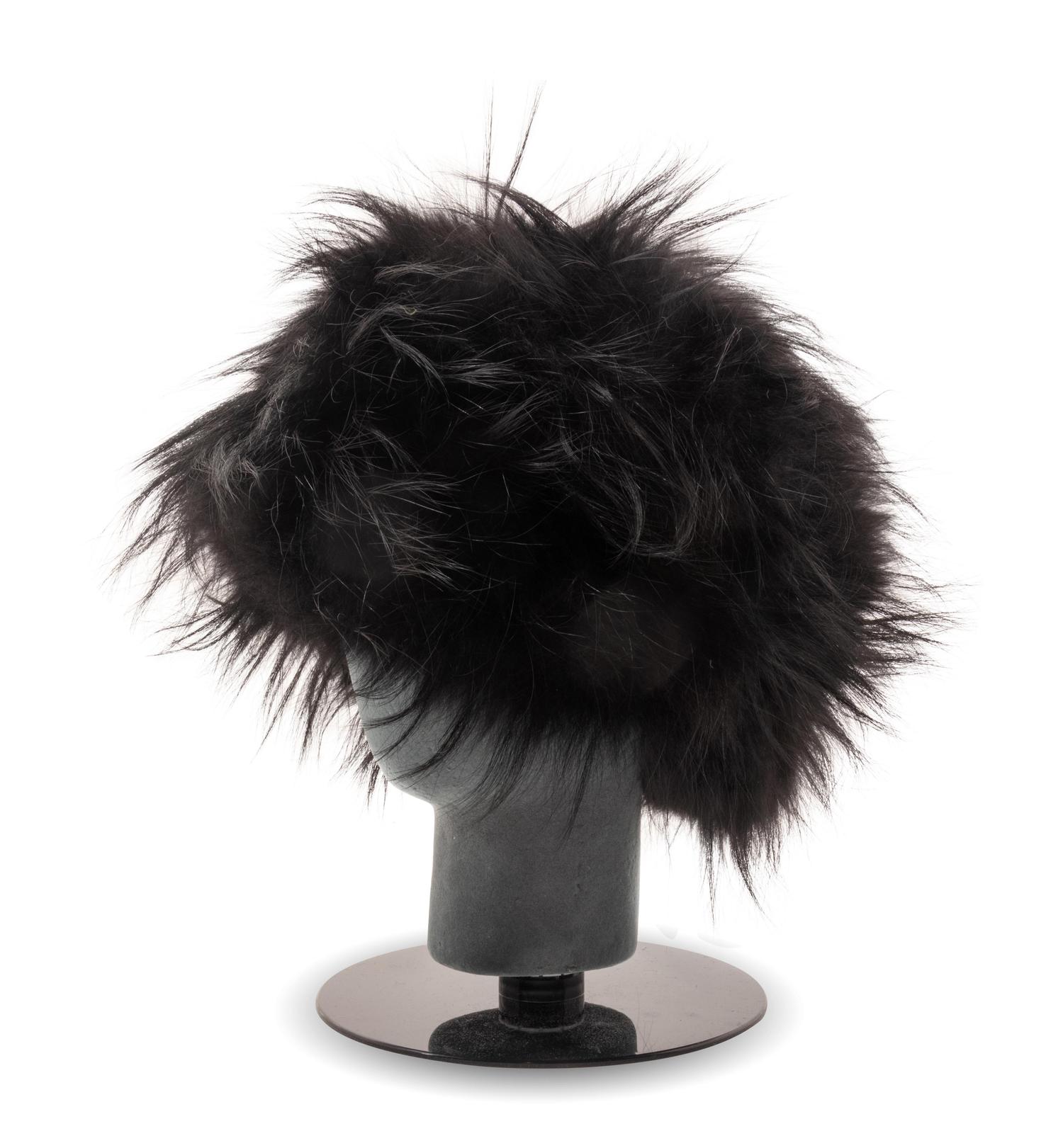 12 Assorted Hats and a Pair of Feathered Cuffs, 1970-2000s