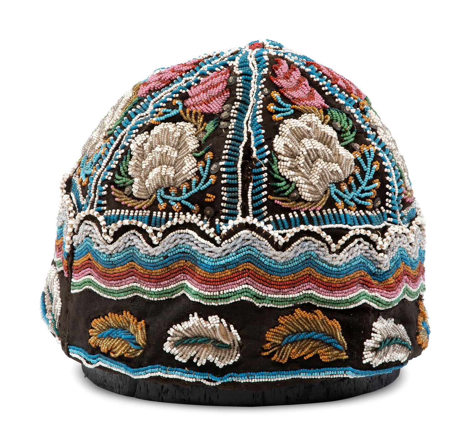 Haudenosaunee Beaded Cap