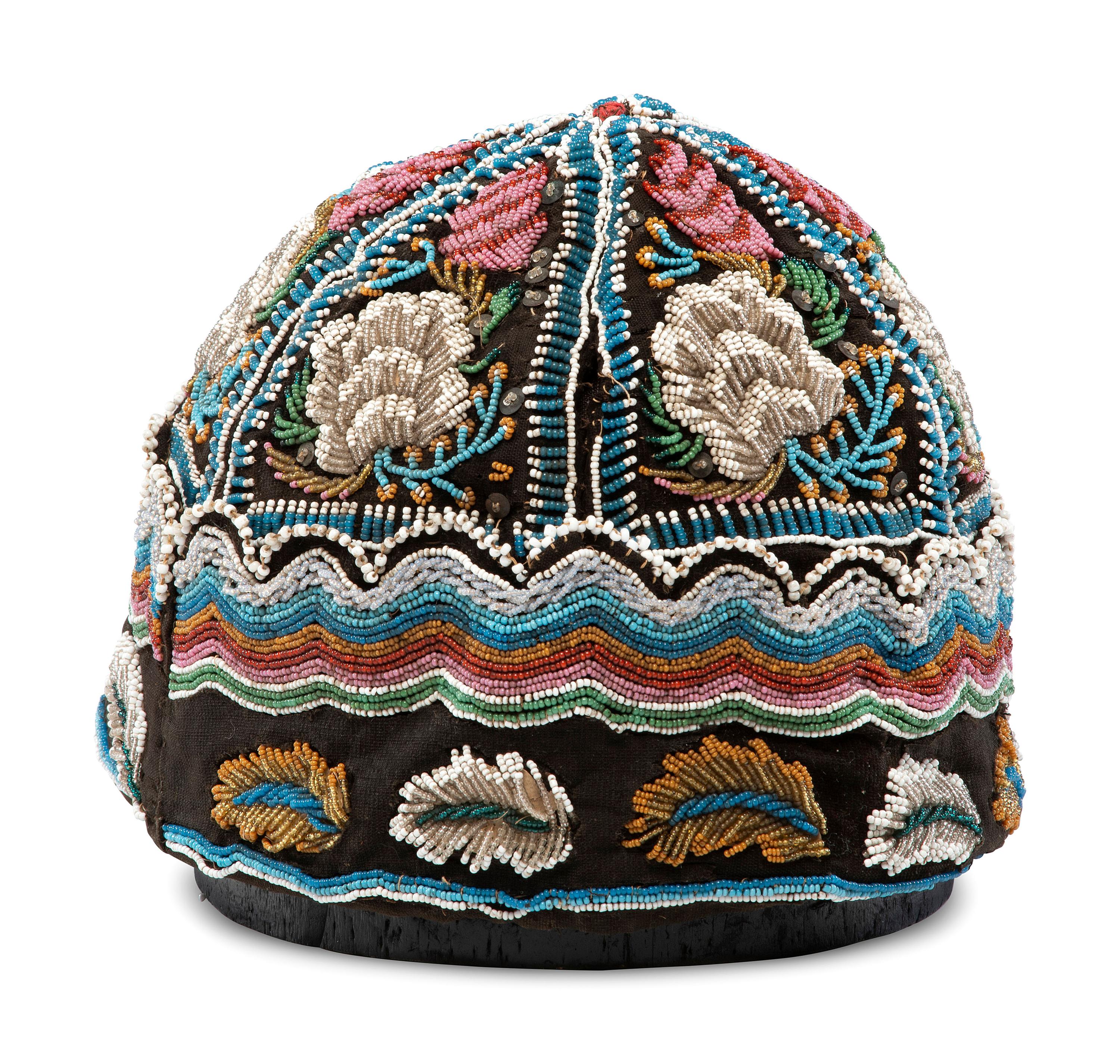 Haudenosaunee Beaded Cap