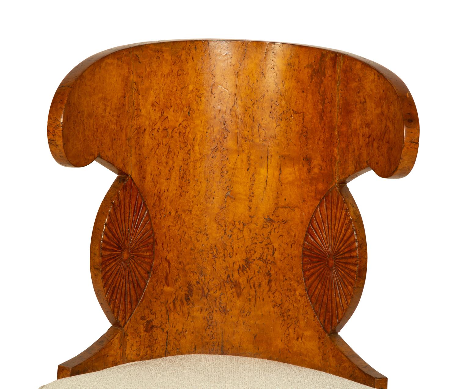 A Pair of Biedermeier Side Chairs