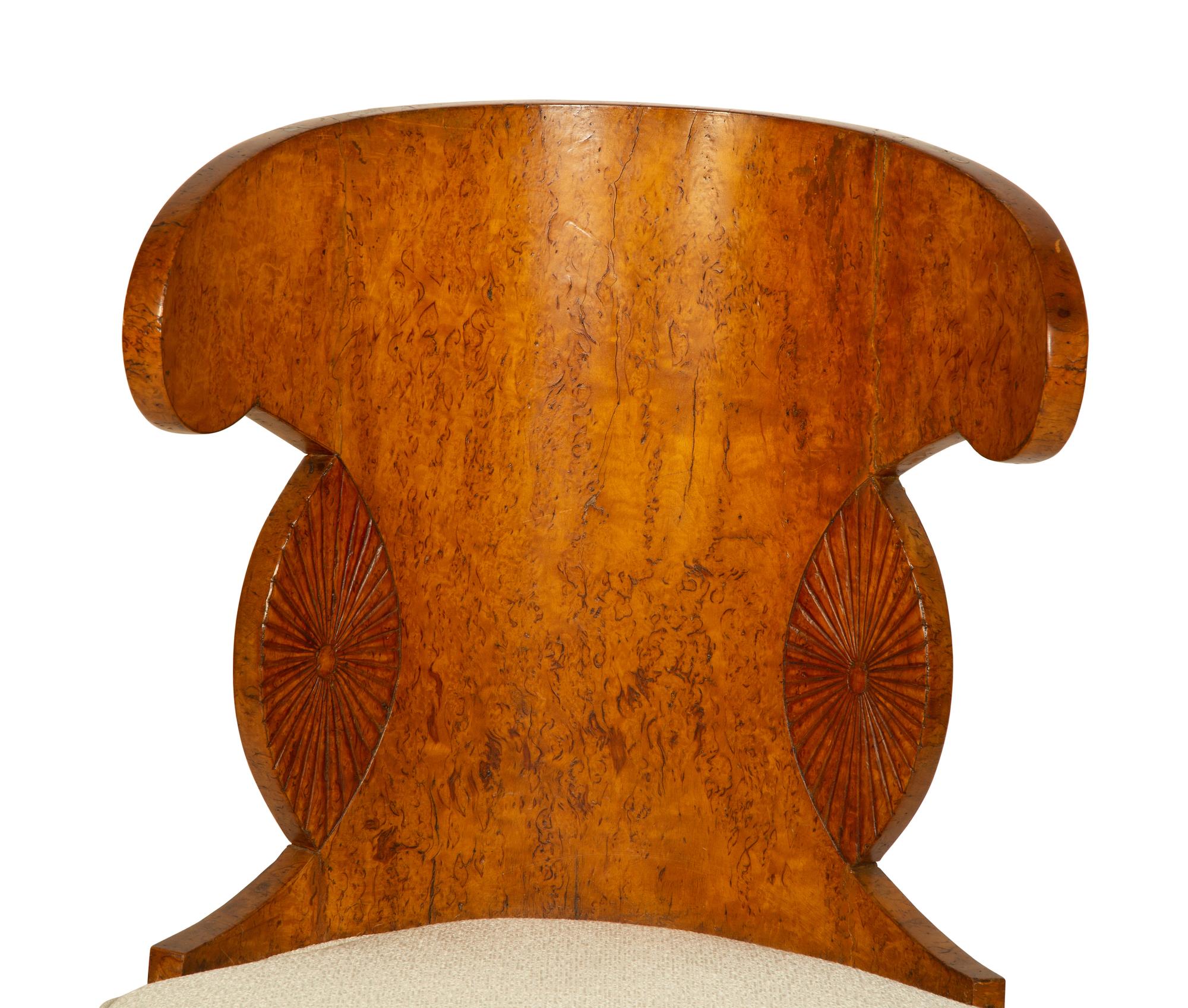 A Pair of Biedermeier Side Chairs
