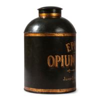 A Painted Tin Epps's Opium Indica Drug Cannister