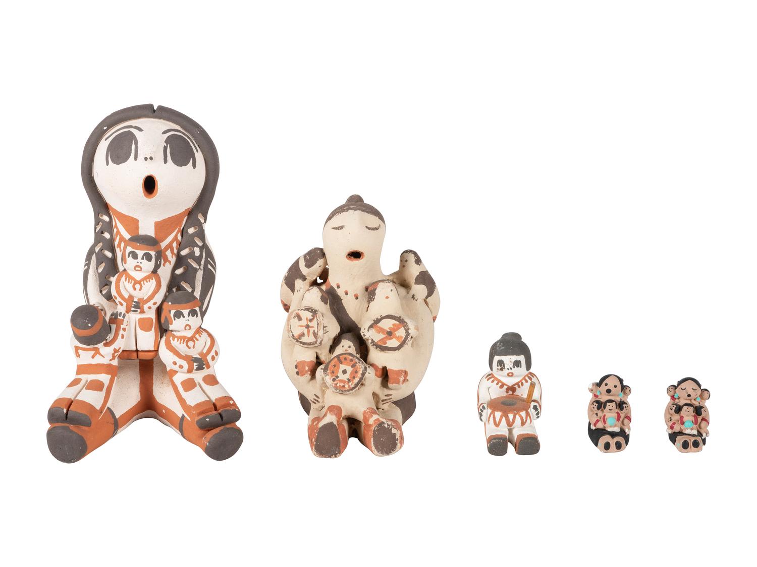 Acoma and Southwestern-style Storytellers and Figures