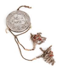 An Italian Silver Cased Wax Seal, Possibly King Vittorio Emanuele II of Sardinia — Turin, Sardinia, Mid 19th Century