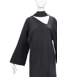 Halston "Single Seam" Black Dress, 1976